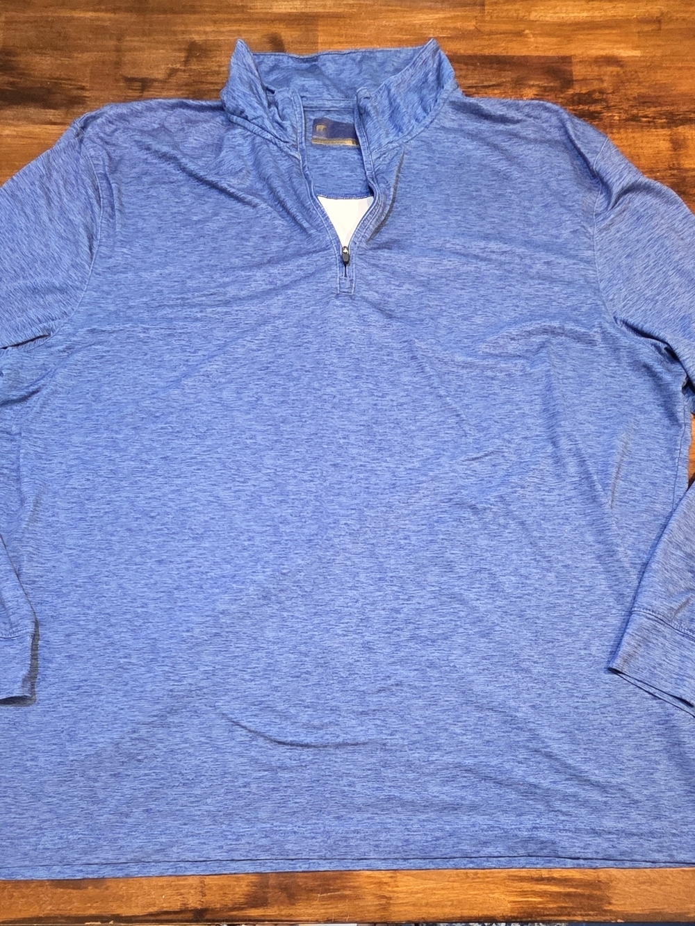 Jack Nicklaus Men’s XL Golf Pullover Long Sleeve Quarter Zip Golden Bear Blue